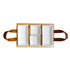 GRLLR <span>Get Together</span> Food Tray Medium | White